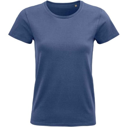 SOLS Dames/Dames Pioneer Organic T-shirt (Denim)