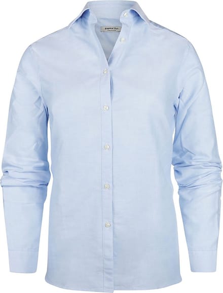 Steppin' Out Blouse Bibi Oxford Lichtblauw - Maat M - Heren