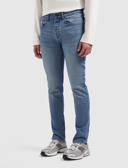 PURE PATH The Ryan Slim Fit Jeans Jeans Heren - Broek - Blauw - Maat 28