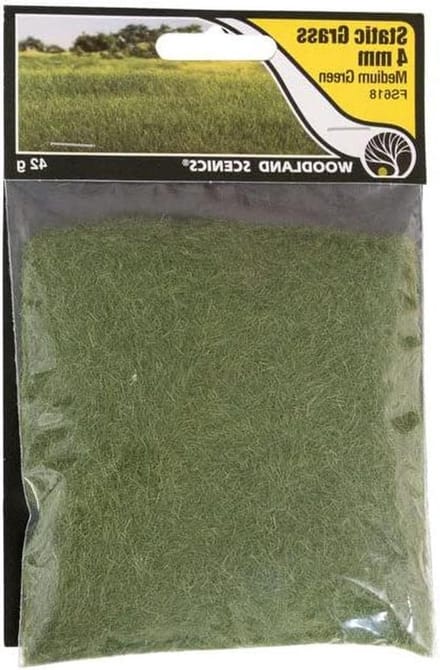 Statisch Gras - Model Gras - Landschap Maken - 4 mm Lengte - 1 Tas - Medium Groen
