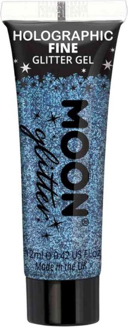 Moon Creations Glitter - Holografische Glittergel - 12 Ml - Blauw