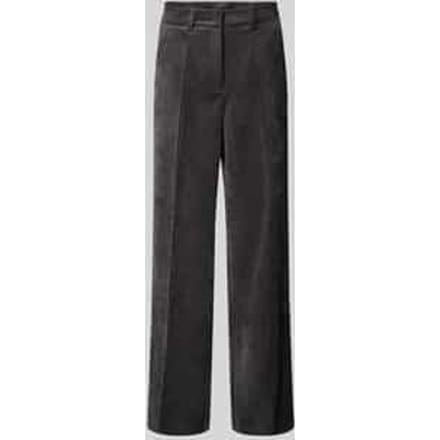 Regular fit corduroy broek met aangezette zakken model 'AMELIE'