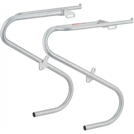Zilveren bagagerek Tubus Duo Lowrider