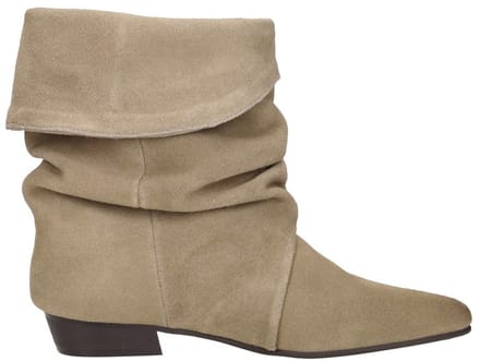 Shoecolate Enkellaarsjes Hak Enkellaarsjes Hak - Beige - Maat 37