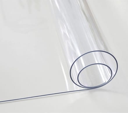 Ruhhy Tafelbeschermer Transparant 120x60cm - Polycarbonaat Tafelzeil - Duurzaam en Veilig