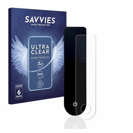 Savvies - Screenprotector voor Xiaomi Mi 3 E-Scooter - Folie Beschermfolie transparant 6 Stuks