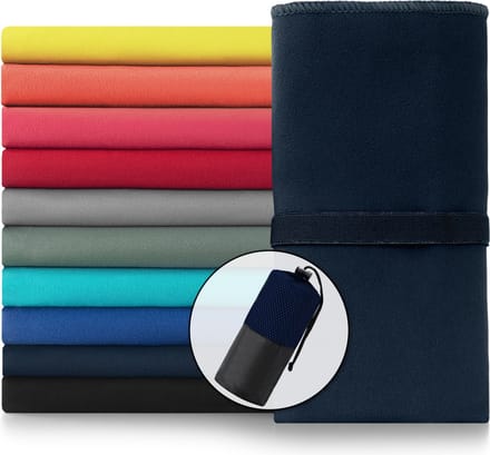 Blumtal Sporthanddoek - Microvezel - 120 x 60cm - Donker oceaanblauw