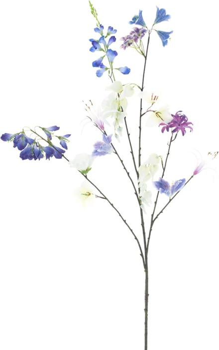 Gemixte Kunstbloementak 119cm Blauw