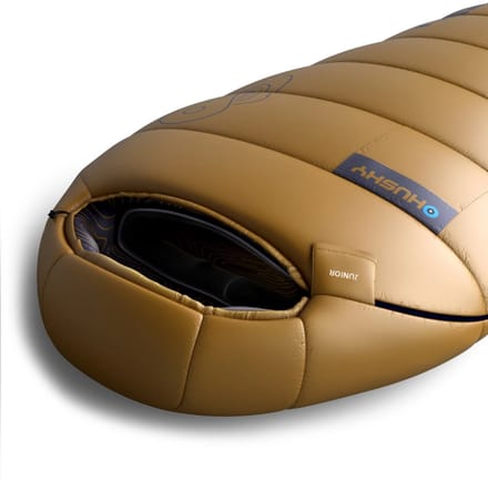 Husky mummyslaapzak voor kinderen Junior Mustard -10°C 2024 - 190 cm - Geel