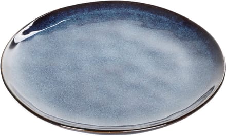 HOMLA - Dessertbord - Marineblauw - 20 cm - Modern design – 100% steengoed