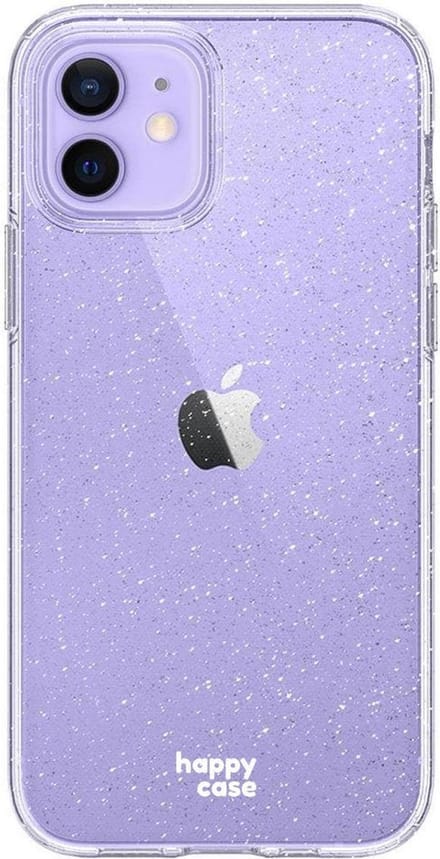 HappyCase Flexibel TPU Glitter Print Hoesje Geschikt voor Apple iPhone 12 / 12 Pro