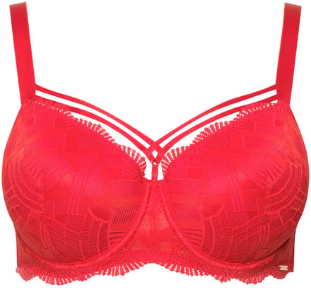 TruYou - Dames - Beugelbeha sierbandjes zachte cups kant - Salsa - Maat 85B