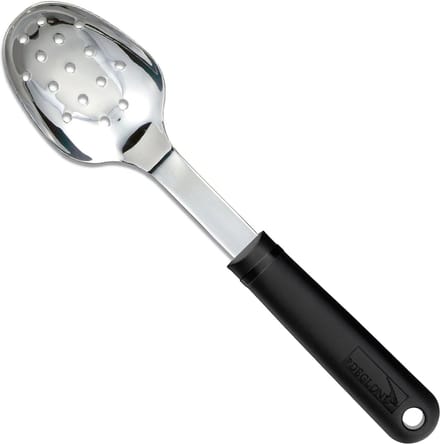 Déglon Geperforeerde korte lepel – Stop'Glisse – Roestvrij staal – 16 cm – Zwart