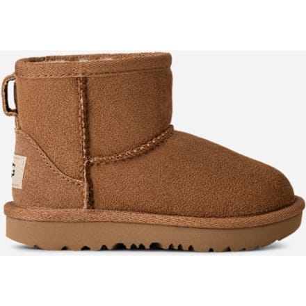 UGG® Classic Mini II for Kids in Brown, Size 5, Shearling/Polyester/Wool