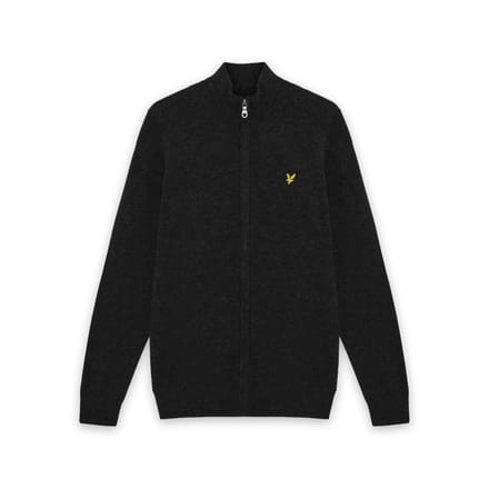 Lyle & Scott Kn2102vc Trui Met Volledige Rits Zwart S Man