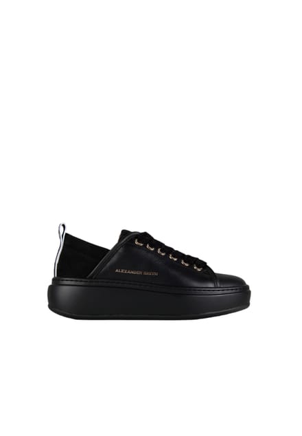 asbcwhw-0525-tbk Alexander Smith Vrouwen leder zwart