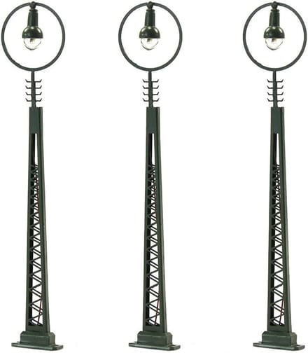 Modelspoor lichtmasten N-schaal 1:150 - LED verlichting voor modelspoorbaan