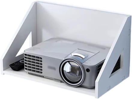 Projector Plank - Muurbeugel Houder - Entertainment Setup - Moderne Matte Afwerking - 50 Cm - Wit