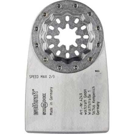 wolfcraft - Multitool Schraper STARLOCK - voor het verwijderen van tegellijm resten - 4249000