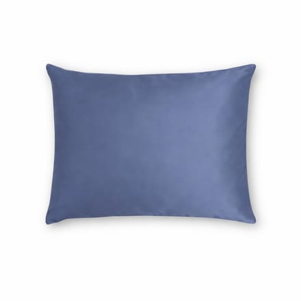 Zijden Kussensloop Evening Blue - 22MM - Silk Heaven - 50x70cm / Ritssluiting