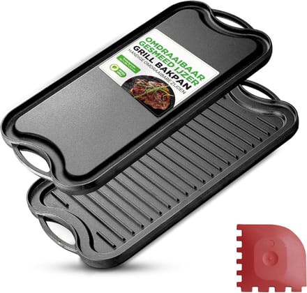 Grillplaat Inductie - Bakplaat - Gietijzer