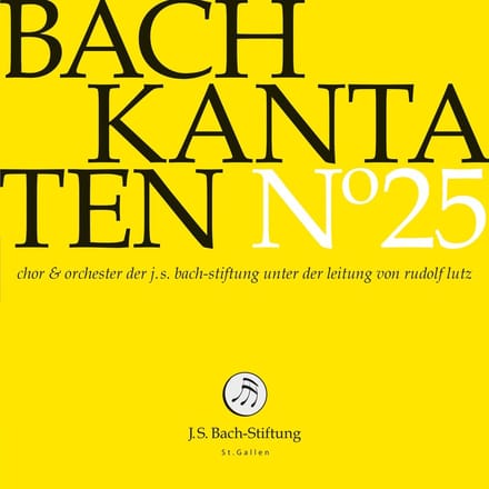 Chor & Orchester Der J.S. Bach Stiftung St. Gallen, Rudolf Lutz - J.S. Bach: Kantaten N° 25 (CD)