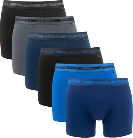 JBS heren 6P bamboe boxers multi