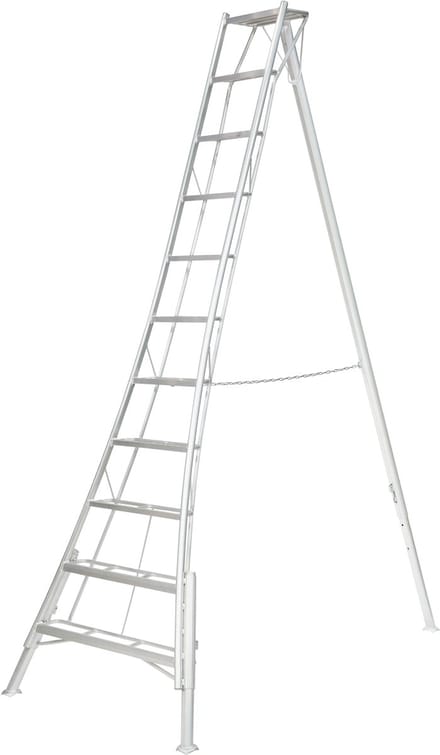Niwaki Driepoot tuinladder 330 cm verstelbaar/ snoeiladder tripod ladder