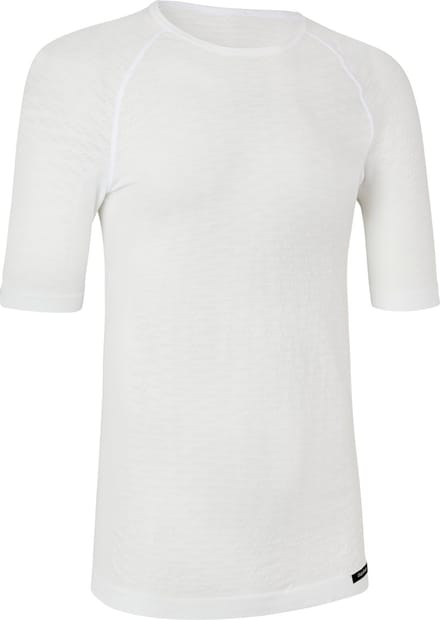 GripGrab - Expert Seamless Korte Mouw Zomer Fiets Base Layer Zweethemd - Wit - Unisex - Maat XS/S