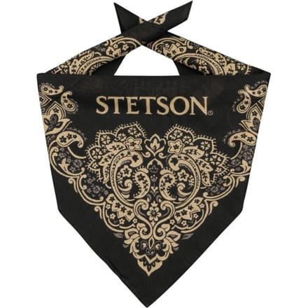 Stetson Bandana - Bandana Cotton - zwart