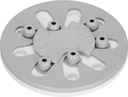 Springos Voerbak - Hondenspeelgoed - Interactief - Educatief - Honden - Katten - Grijs/Wit