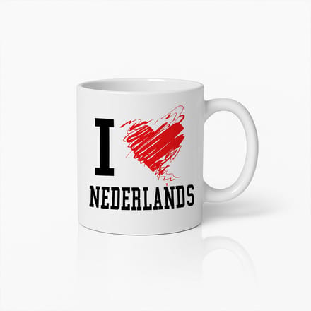 Ik Hou Van Nederlands Mok – Trots Op Nederland Koffiebeker