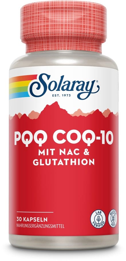 Solaray PQQ, CoQ10 met NAC & Glutathion - 30 capsules