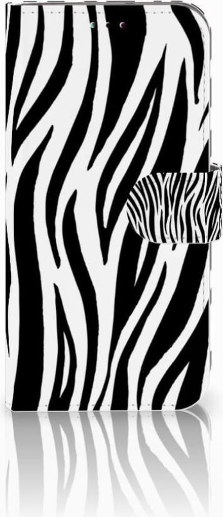 Samsung Galaxy A40 Telefoonhoesje met Pasjes Zebra