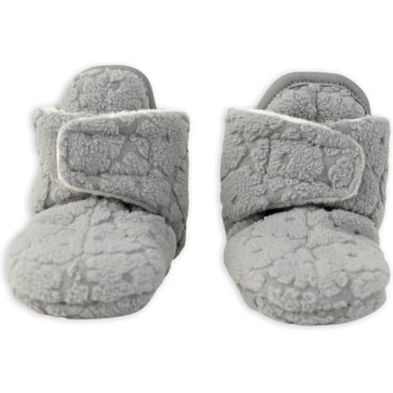 Lodger - Babyslofjes met antislip - Grijs - 12-18 maanden - Winter - Fleece