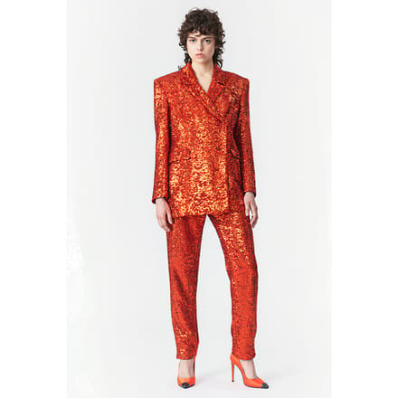 Marcell von Berlin Tapered Pants Flame Größe: 34 | Stoffhosen Outlet | Damen