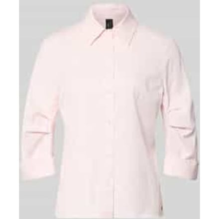 Overhemdblouse met 3/4-mouw met omslag