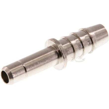 6mm x 6mm insteekfitting Messing Slangpilaar FKM [2 Stuks]