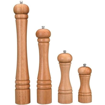 Pepermolen - Ibili - 773321 - Licht hout - 20 cm - Stalen mechanisme bruin