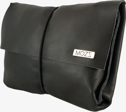MOZZ BAGS - Luieretui Leer Zwart Double