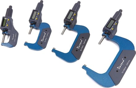 Dasqua Professionele 0 - 25 mm Digitale Buiten Micrometer