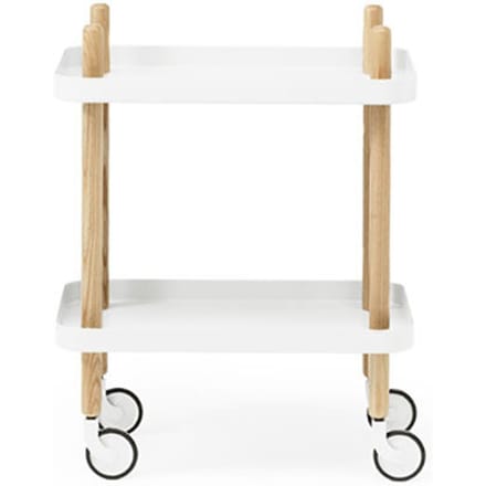 Normann Copenhagen - Block Table serveerwagen - wit