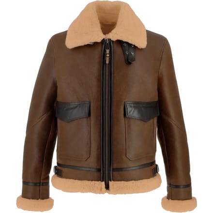 Motor leren jas Helstons Bombardier Thunder