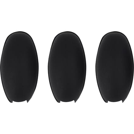 3-delige Set Saxofoon Palmtoets Kussentjes voor Sopraan Alt Tenor Sax Blaasinstrumenten black