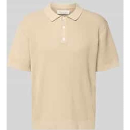 regular fit poloshirt met labeldetail model 'ISAKSSON'