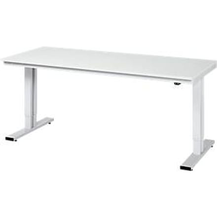 Werktafel serie adlatus 300, melamine blad, B 2000 x D 800 x H 720-1120 mm