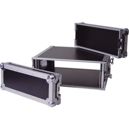 Roadinger 30109784 19 inch rack 4 HE Hout Incl. greep