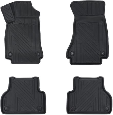 Rubbermatten Audi A4 (B8 / B9) 2008-heden (complete set) - Premium carbonlook