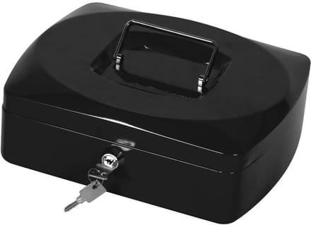 Q-CONNECT geldkoffer | 255 x 200 x 85 mm | zwart