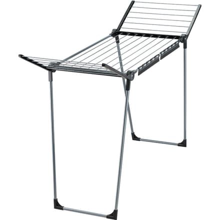 Leifheit droogrek Pegasus - 150 solid slim - black - antraciet